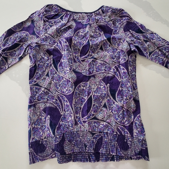 Esprit Paisley Long Sleeve Blouse - Picture 14 of 14